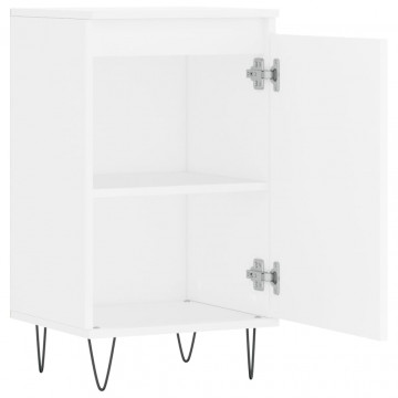 Servante, 2 buc., alb, 40x35x70 cm, lemn prelucrat - Img 6