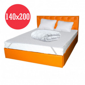 Set Avantaj Saltea Nova Comfort Flex 140x200 plus 2 perne plus Husa hipoalergenica plus Pilota iarna microfibra 180x200 - Img 1