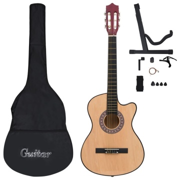 Set chitară acustică occidentală 12 piese, cu 6 corzi, 38 - Img 2