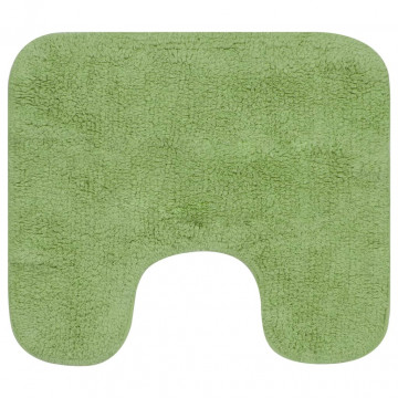 Set covorașe baie, 2 buc., verde, material textil - Img 2