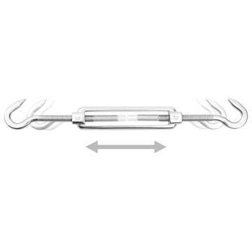 Set de accesorii parasolar, 9 piese, oțel inoxidabil - Img 2