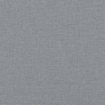 Set de canapele cu perne, 3 piese, gri deschis, textil - Img 6