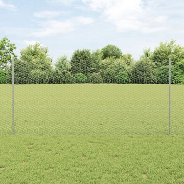 Set de Împrejmuire de Grădină Set de 2 Oțel galvanizat 25 x 1.2 m - Img 1