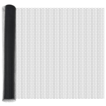 Set de îngrădire de grădină Set de 2 Gri Metal 25 x 1 m Durabil - Img 4