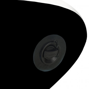 Set de placă SUP gonflabilă, negru, 305x76x15 cm - Img 6