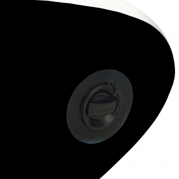 Set de placă SUP gonflabilă, negru, 366x76x15 cm - Img 6