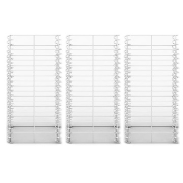 Set gabioane, 3 buc., sârmă galvanizată, 25 x 25 x 50 cm - Img 3