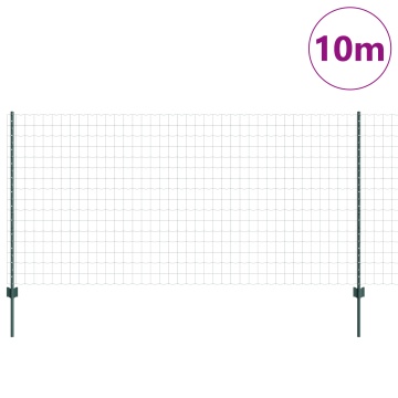Set Gard de Grădină Set de 2 Verde Metal 10 x 1.2 m Extensibil - Img 3