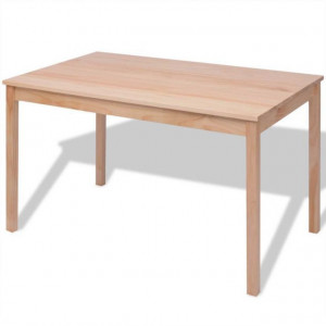 Set masă și scaune din lemn de pin 7 piese - Img 6