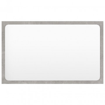 Set mobilier de baie, 2 piese, gri beton, PAL - Img 6