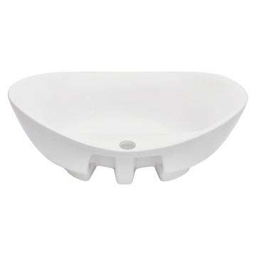 Set mobilier de baie, 2 piese, gri, ceramică - Img 5