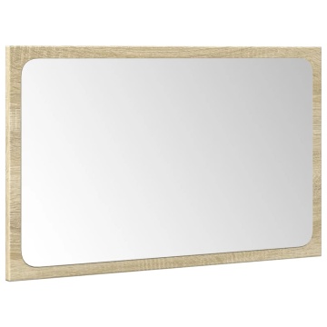 Set mobilier de baie, 3 piese, stejar sonoma, lemn prelucrat - Img 8