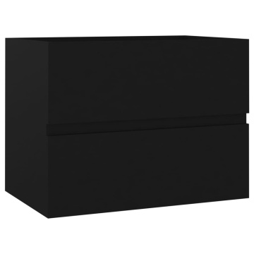 Set mobilier de baie, negru, lemn prelucrat - Img 5