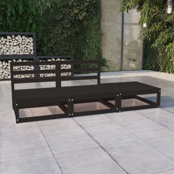 Set mobilier de grădină,3 piese, lemn masiv de pin - Img 1