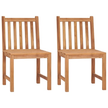 Set mobilier de grădină, 3 piese, lemn masiv de tec - Img 3