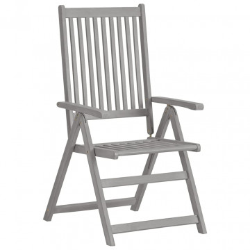 Set mobilier de grădină, 5 piese, lemn masiv de acacia - Img 6