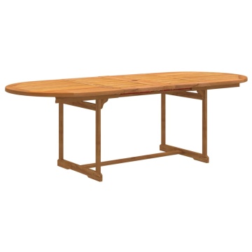 Set mobilier de grădină, 7 piese, lemn masiv acacia/textilenă - Img 4