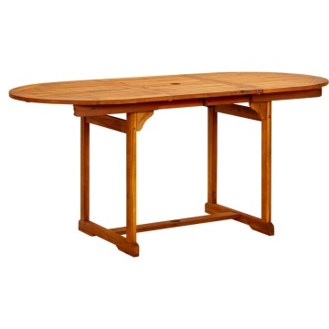 Set mobilier de grădină, 7 piese, lemn masiv de acacia - Img 4