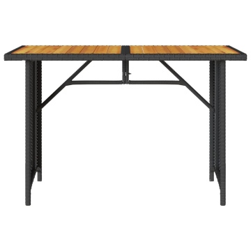 Set mobilier de grădină cu perne, 2 piese, negru, poliratan - Img 6