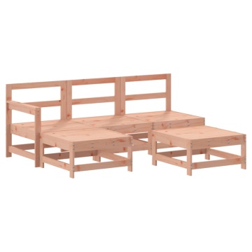 Set mobilier de grădină cu perne, 5 piese, lemn masiv douglas - Img 3