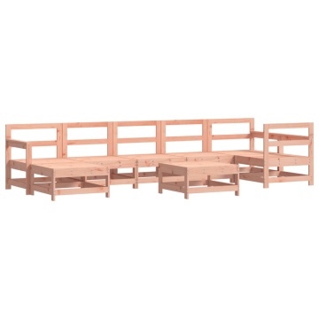 Set mobilier de grădină cu perne, 8 piese, lemn masiv douglas - Img 3