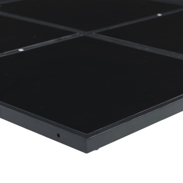 Set mobilier de grădină cu perne, 9 piese, negru, poliratan - Img 6