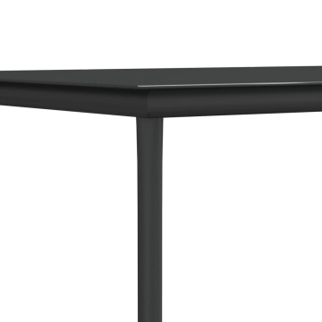 Set mobilier grădină cu perne, 5 piese, negru, poliratan & oțel - Img 6