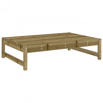 Set mobilier relaxare de grădină, 2 piese, lemn de pin tratat - Img 7