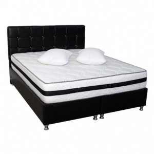 Set saltea Roza Super Lux Ortopedica 160x190x26 plus 2 perne microfibra 50x70 - Img 2