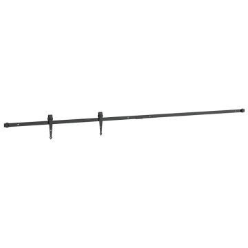 Set uși glisante pentru dulap 213 cm oțel carbon - Img 8