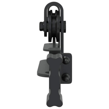 Set uși glisante pentru dulap 91,5 cm oțel carbon - Img 5