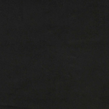 Șezlong cu pernă și cotieră dreaptă, negru, catifea - Img 7