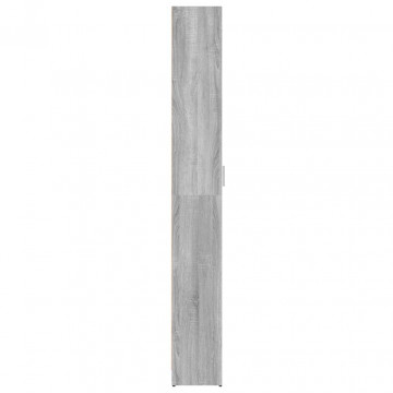 Șifonier de hol, gri sonoma, 55x25x189 cm, lemn prelucrat - Img 6
