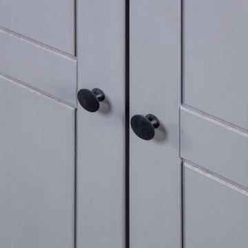 Șifonier, gri, 80 x 50 x 171,5 cm, lemn masiv pin gama Panama - Img 3