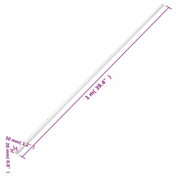 Șine de cabluri, 30x20 mm, 10 m, PVC - Img 7