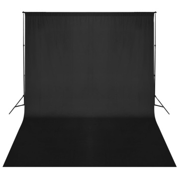 Sistem de suport fundal, 500 x 300 cm, negru - Img 1
