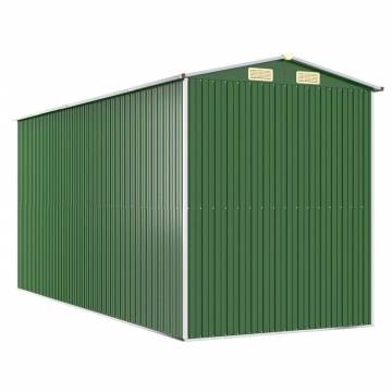 Șopron de grădină, verde, 192x440x223 cm, oțel zincat - Img 5