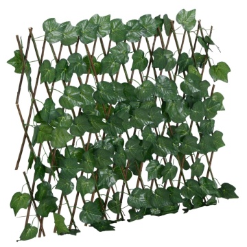 Spalier frunze struguri false extensibil 5 buc verde 190x60 cm - Img 2
