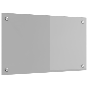 Spate de bucătărie Gri deschis 70x40x0,6 cm Sticlă securizată - Img 2