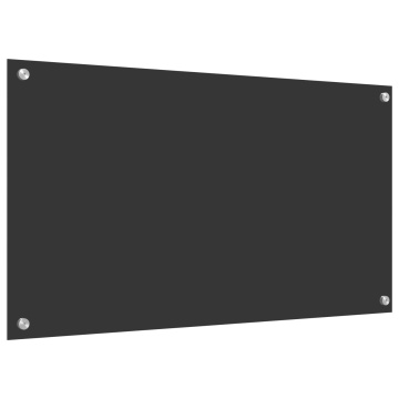 Spatele de bucătărie Gri Întunecat 90x50x0,6 cm din sticlă securizată - Img 4