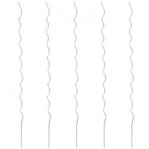Spirale pentru suport plante, 5 buc., 110 cm, oțel galvanizat - Img 1