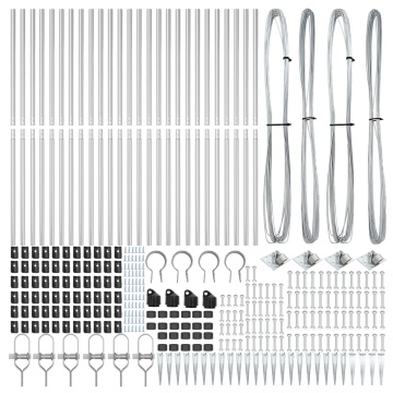 Stâlpi de Gard cu Spike 26 buc Ø32 mm 170 cm Oțel Galvanizat - Img 3