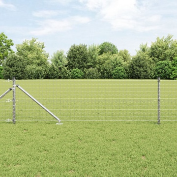 Stâlpi de gard cu vârf 52 buc Ø32 mm 120 cm Oțel galvanizat - Img 3