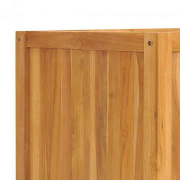 Strat înălțat, 150x50x50 cm, lemn masiv de tec - Img 6