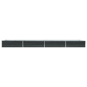 Strat înălțat de grădină antracit 600x80x45 cm oțel galvanizat - Img 3