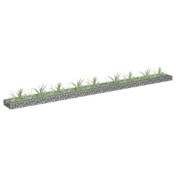 Strat înălțat gabion, 360x30x10 cm, oțel galvanizat - Img 1