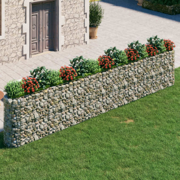 Strat înălțat gabion, 540x50x100 cm, fier galvanizat - Img 1