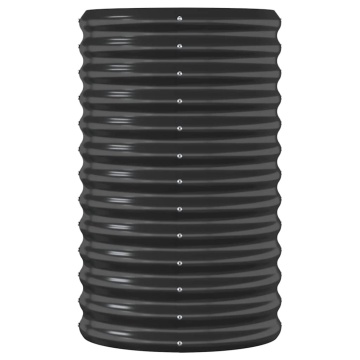 Strat înălțat grădină 114x40x68 cm oțel vopsit electrostatic - Img 4