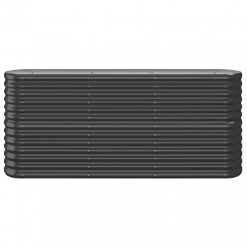 Strat înălțat grădină 152x40x68 cm oțel vopsit electrostatic - Img 3