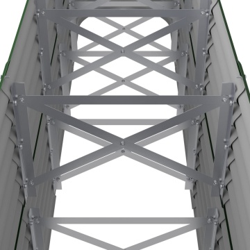 Strat înălțat grădină 224x40x68 cm oțel vopsit electrostatic - Img 6